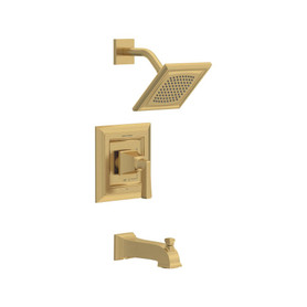 TU455508.GN0 Town Square S 1.75 gpm/6.8 L/min Tub and Shower Trim Kit with Water Saving Showerhead, Double Ceramic Pressure Balance Cartridge with Lever Handle, Brushed Cool Sunrise 