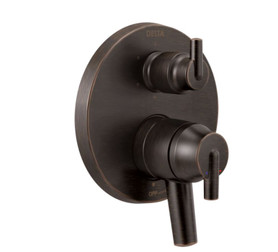 T27959-RB Trinsic Valve Trim with 6-Setting Integrated Diverter in Venetian Bronze