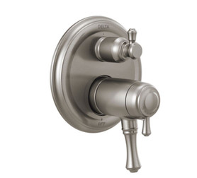 T27T897-SS Cassidy Valve Trim with 3-Setting Integrated Diverter in Stainless