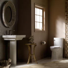 Elongated Right Height 1.28 GPF Toilet with Seat and 12-in Rough-In