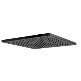 492BK 12-in Rain Showerhead, Black