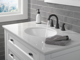 3533LF-BLMPU Kayra Two Handle Widespread Bathroom Faucet, Matte Black