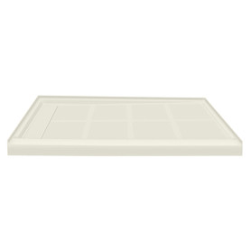 FL4832L-32 FL-Series Linear 48-in x 32-in Rectangular Alcove Shower Base with Left Hand Drain in Cameo