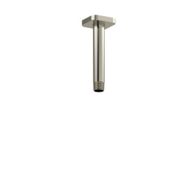578BN 6-in Ceiling Mount Shower Arm with Square Escutcheon, Brushed Nickel