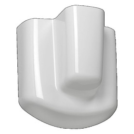 Acrylic Shroud for Murro and Lucia Lavatories with Selectronic Faucets in White