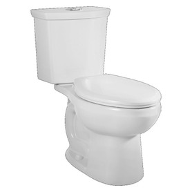 Siphonic Dual-Flush Elongated Two-Piece Toilet with 12-in Rough-In in White