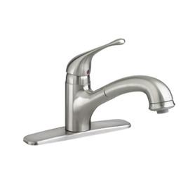 Soft Pull-Out 2.2 GPM Kitchen Faucet with Swivel Spout in Stainless Steel