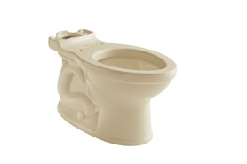 Right Height Elongated Toilet Bowl Only, in Bone