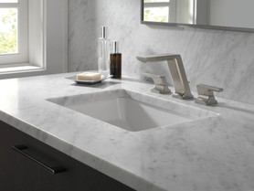 3599LF-SS-PR-MPU Pivotal Two Handle Widespread Bathroom Faucet, Lumicoat Stainless