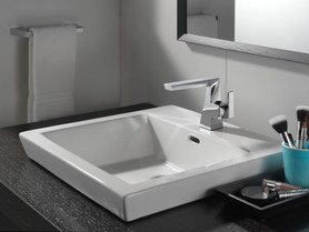 543-PR-MPU-DST Trillian Single Handle Bathroom Faucet, Lumicoat Chrome