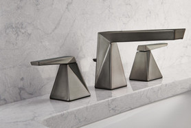 35543-KS-PR-MPU-DST Trillian Two Handle Widespread Bathroom Faucet, Lumicoat Black Stainless