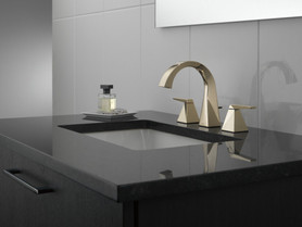 35546-PN-PR-MPU-DST Trillian Two Handle Widespread Bathroom Faucet, Lumicoat Polished Nickel