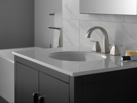 35546-SS-PR-MPU-DST Trillian Two Handle Widespread Bathroom Faucet, Lumicoat Stainless