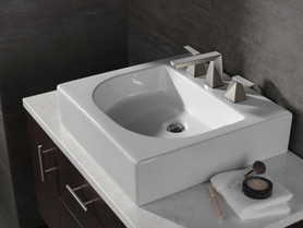35543-SS-PR-MPU-DST Trillian Two Handle Widespread Bathroom Faucet, Lumicoat Stainless