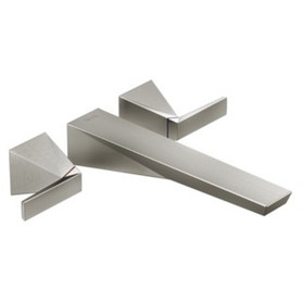 T5743-SS-PR-WL Trillian Delta Trillian Wall Mount Tub Filler Trim, Lumicoat Stainless