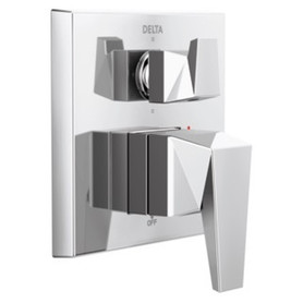 T24943-PR Trillian Two-Handle Monitor 14 Series Valve Trim with 6-Setting Diverter, Lumicoat Chrome