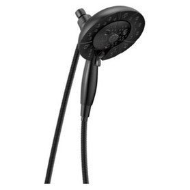 58480-BL25-PK Universal Showering Components H2Okinetic In2ition 5-Setting Two-in-One Shower, Matte Black