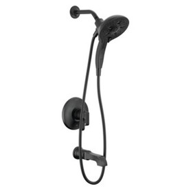 T17489-BL Tetra 17 Series Tub Shower Trim, Matte Black