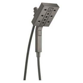 58473-KS-PR Universal Showering Components H2Okinetic In2ition 4-Setting Two-in-One Shower, Lumicoat Black Stainless