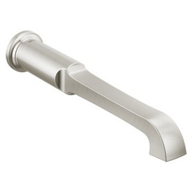 T5789-SS-PR-LHP-WL Tetra Delta Tetra Wall Mount Tub Filler Trim, Lumicoat Stainless