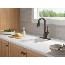 9678TL-RB-DST Leland 9.13-in x 3.50-in x 14.56-in Touch2O Bar and Prep Faucet with Touchless Technology, Venetian Bronze