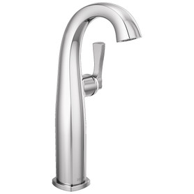 777-PR-DST Stryke 6.44-in x 4.38-in x 11.75-in Single Handle Vessel Bathroom Faucet, Lumicoat Chrome