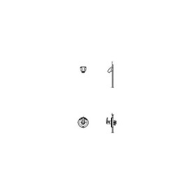 Commercial T13H: Universal Shower Trim