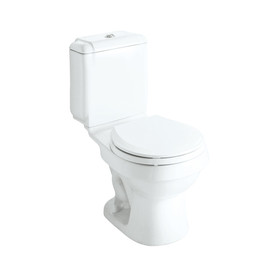 1.6 / 0.8-GPF 12-in Rough-In WaterSense Round Dual-Flush 2-Piece Standard Height Toilet in White