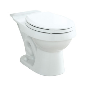 Standard Height 12-in Rough-In Round Toilet Bowl in White