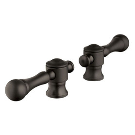 Short Lever Handles (2 Pack) in Oil Rubbed Bronze