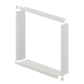 WTBK487-39 Expressions 48-in x 48-in x 7.5-in Window Trim, Grey