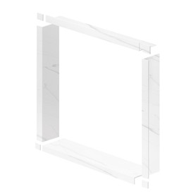WTBK487-181 Lusso 48-in x 48-in x 7.5-in Window Trim, Palladio White