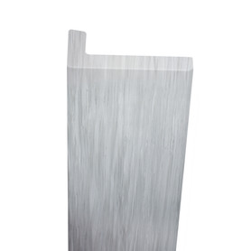 OTTK962-186 Lusso 1-in x 2-in x 96-in Over-Tile Trim, Glacier Grey