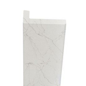 OTTK962-181 Lusso 1-in x 2-in x 96-in Over-Tile Trim, Palladio White