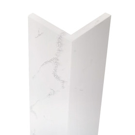 OCT962-181 Lusso 1.87-in x 1.87-in x 96-in Outside Corner Trim, Palladio White