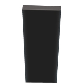 BATN601-09 .25-in x 2-in x 60-in Batten Molding, Black