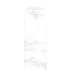 SFIM722-47V Saramar .25-in x 1-in x 72-in Flat Inside Corner Molding, White Venito Velvet