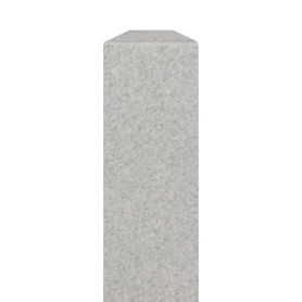SFIM722-27V Saramar .25-in x 1-in x 72-in Flat Inside Corner Molding, Grey Beach Velvet