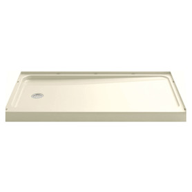 Sterling 7218L-5475NC-B-96 Ensemble 60-in x 32-in Vikrell 5-Piece Shower Kit with Backers/Clear Door
