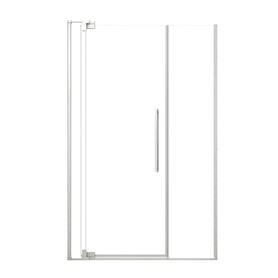 RDPD5476108C-PC Rynolds Duo 54-in x 76-in Pivot Shower Door With 5/16-in Clear Glass And Sabrina Double-Sided Handles, Polished Chrome