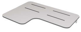 26 in. x 22.5 in. Right Hand L-Shaped Transfer Style Shower Seat, White, LTSSS3223R