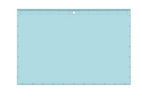 72-in X 48-in Curbless Wet Room Shower Base With Linear Drain, Blue