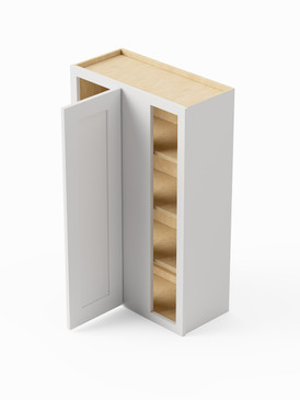 27-in x 12-in x 42-in Ready To Assemble Shaker Blind Wall Cabinet, White