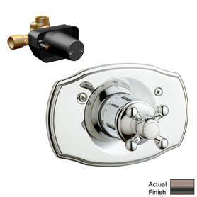 Thermostat Trim with Rough-in in Oil Rubbed Bronze