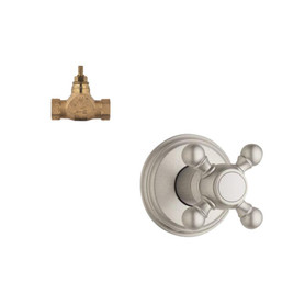 Volume Control Kit in Brushed Nickel