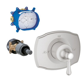 Grohe K19843-35026R-EN0 GrohFlex Pressure Balance Trim Kit With Rough-In