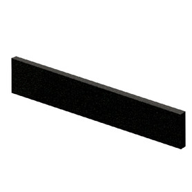 19-in Bathroom Vanity Top Right-Hand Side Splash in Absolute Black