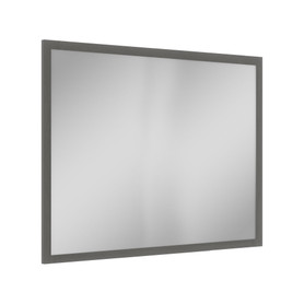 42-in x 34-in Slim Shaker Framed Vanity Mirror, Smokey Grey