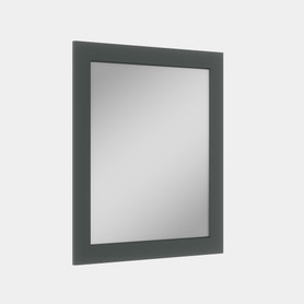 30-in x 34-in Shaker Framed Vanity Mirror, Green