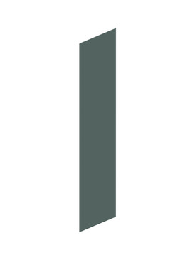 36-in x 96-in Finished Shelf Board, Green